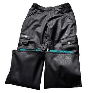 Billabong Snowboard Ski Pants Black Waterproof 10K Cargo Women’s S